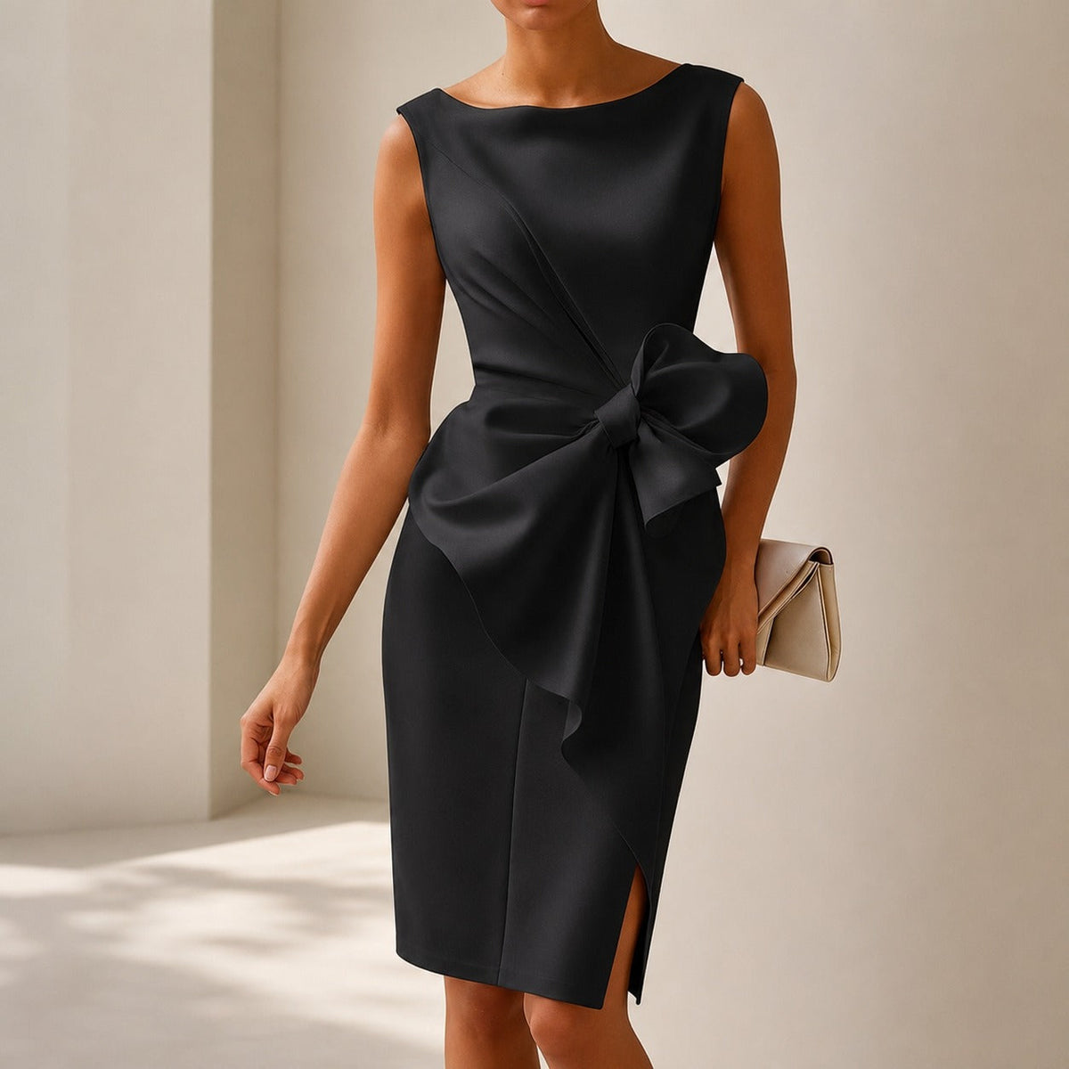 Esmee - Mini Robe Élégante avec Nœud