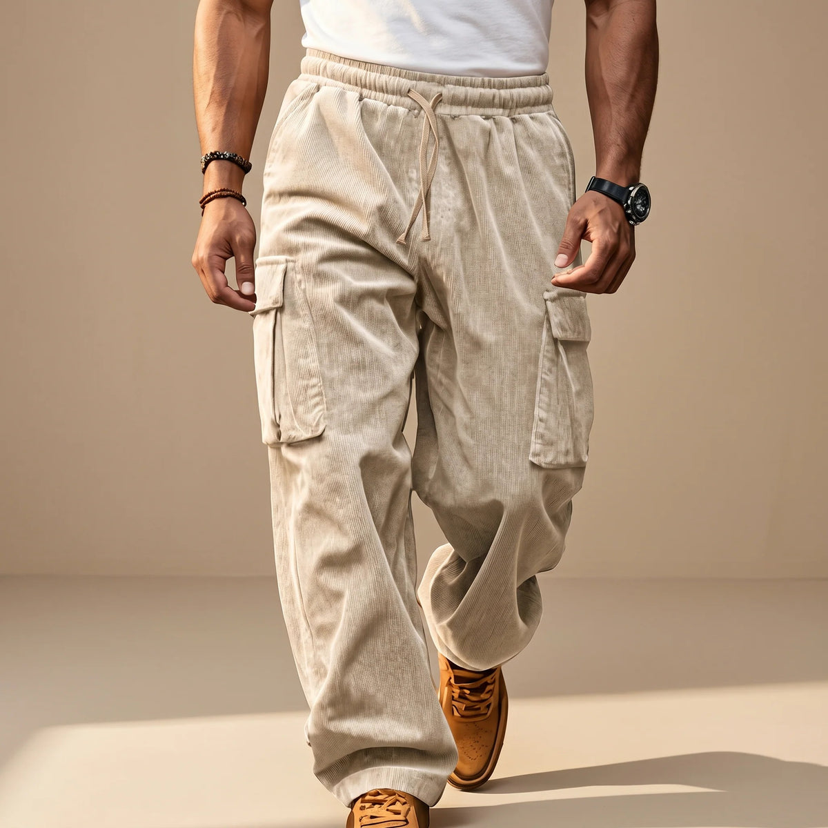 Dawson - Pantalon Cargo Ample