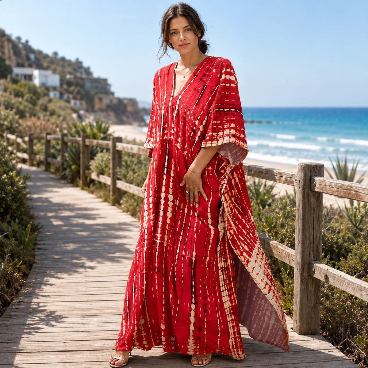 Emmy - Robe Maxi Bohème Élégante