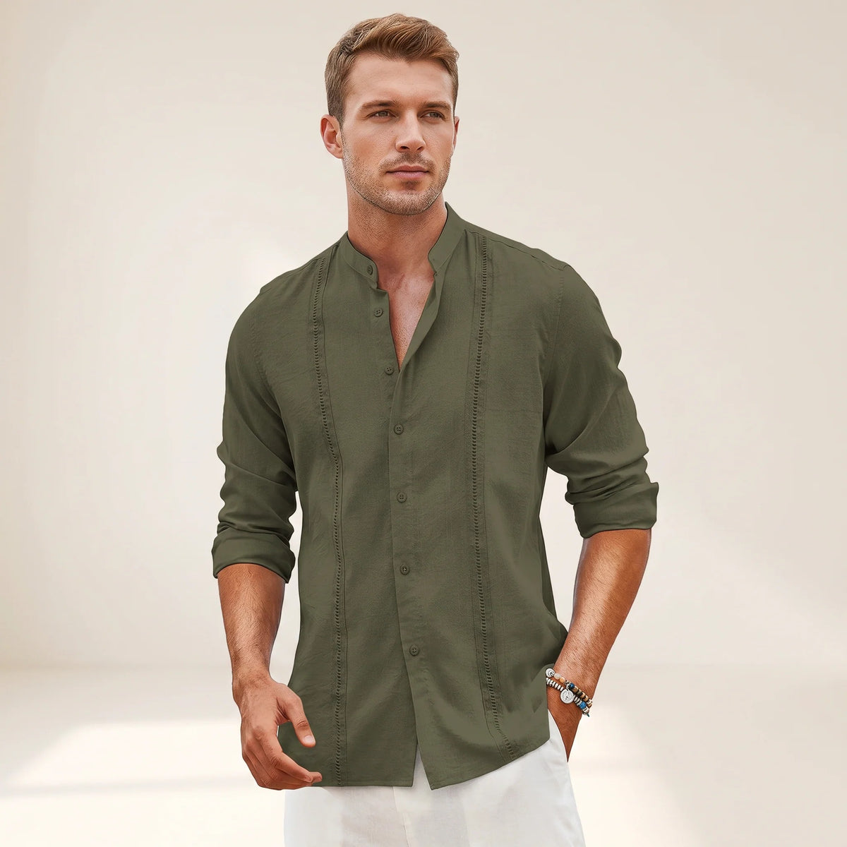 Olivier - Chemise Classique Brodée
