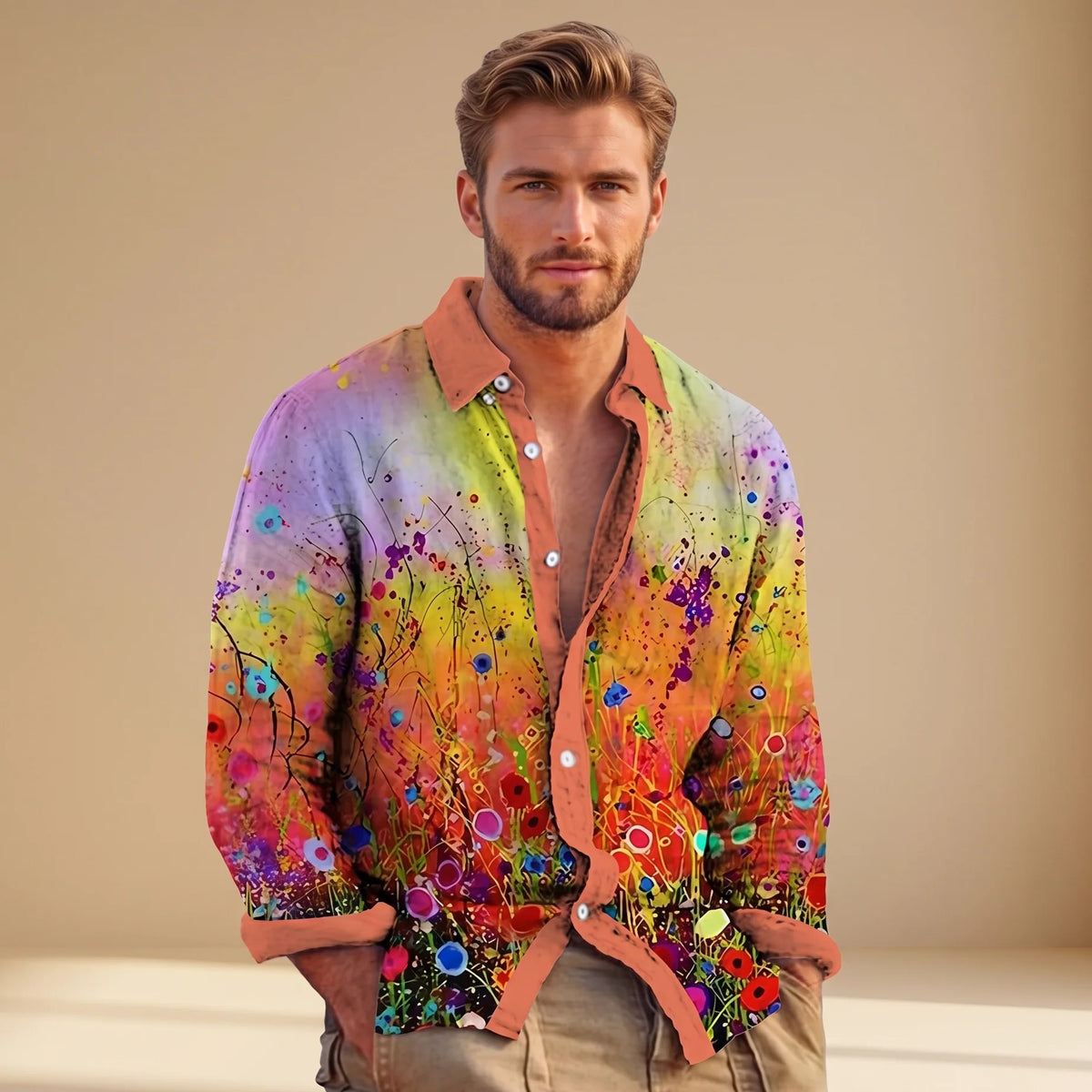 Devon - Chemise Ample Colorée