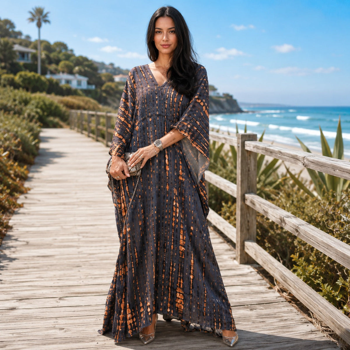 Emmy - Robe Maxi Bohème Élégante