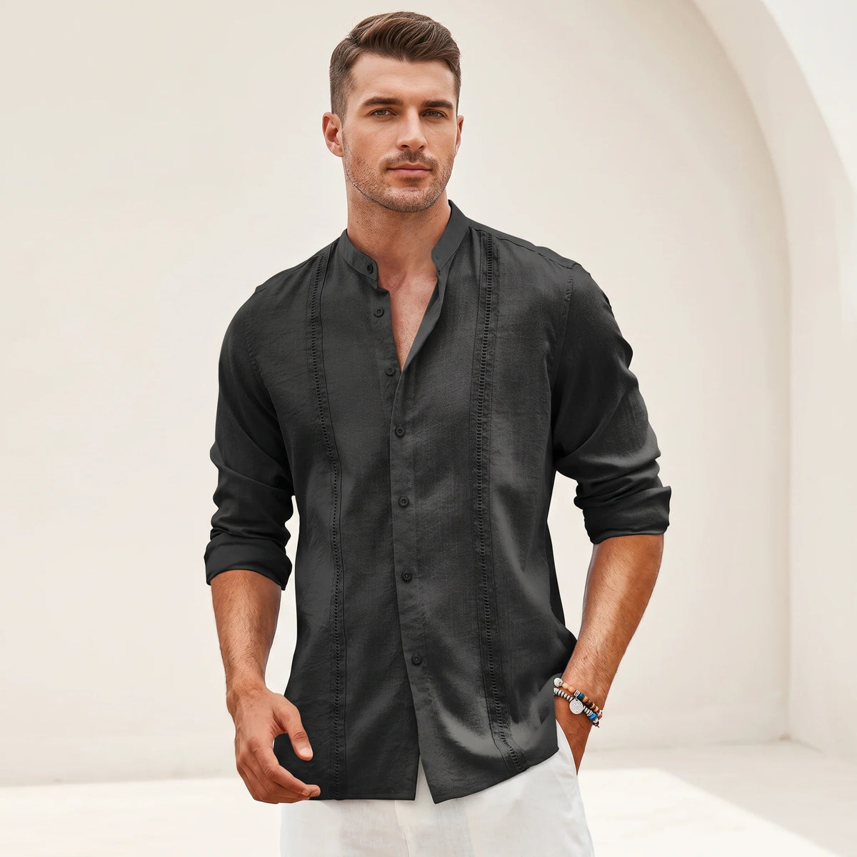 Olivier - Chemise Classique Brodée