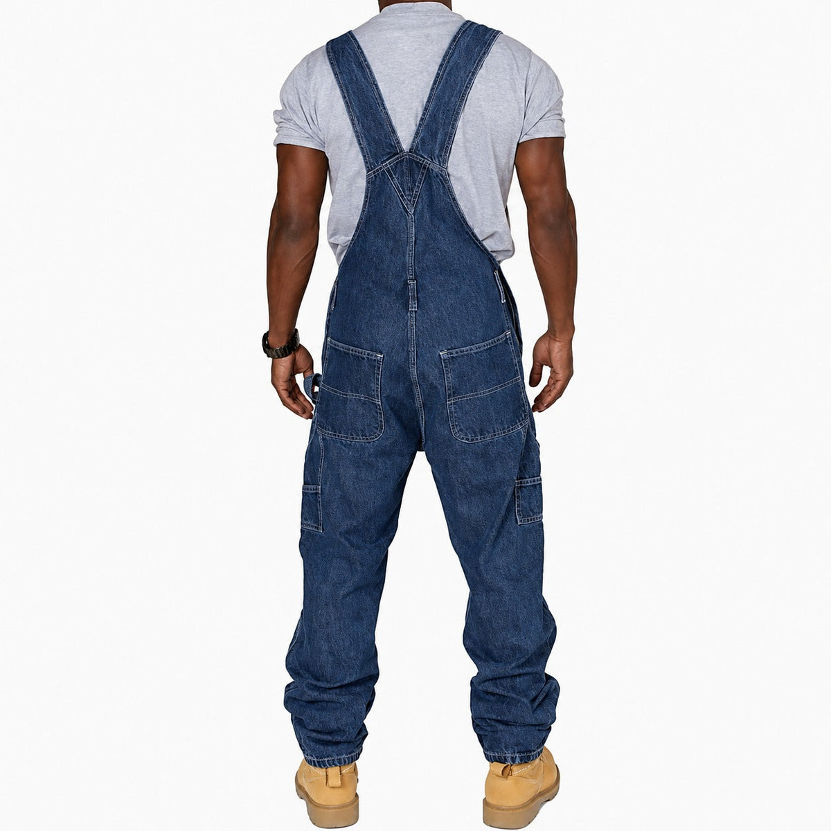 Stefan - Pantalon élégant délavé à poches multiples