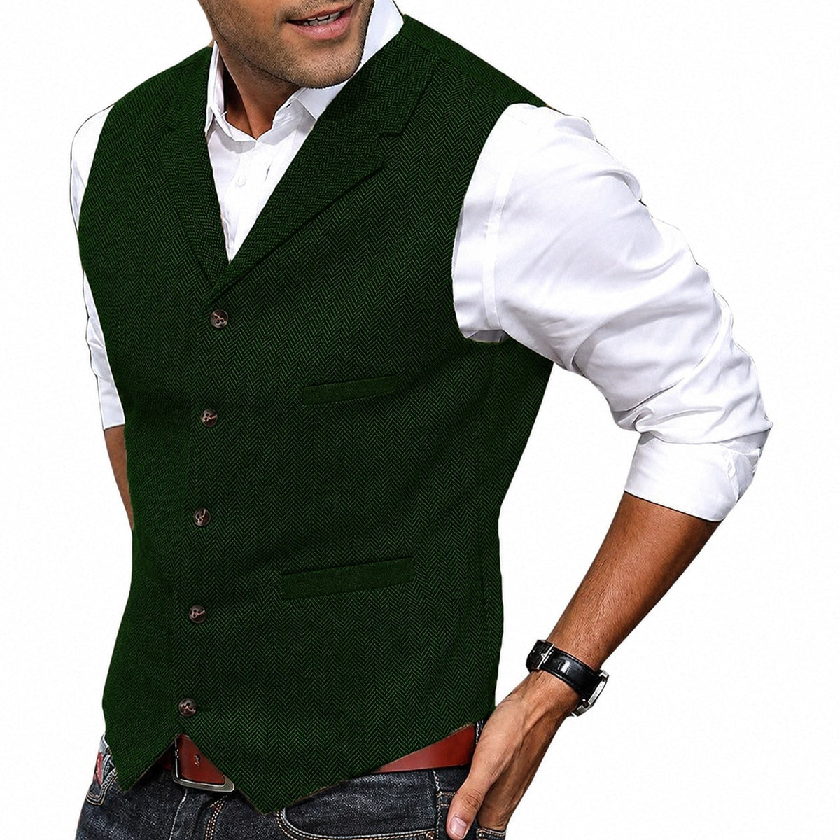 Jonas - Gilet classique, formel, traditionnel