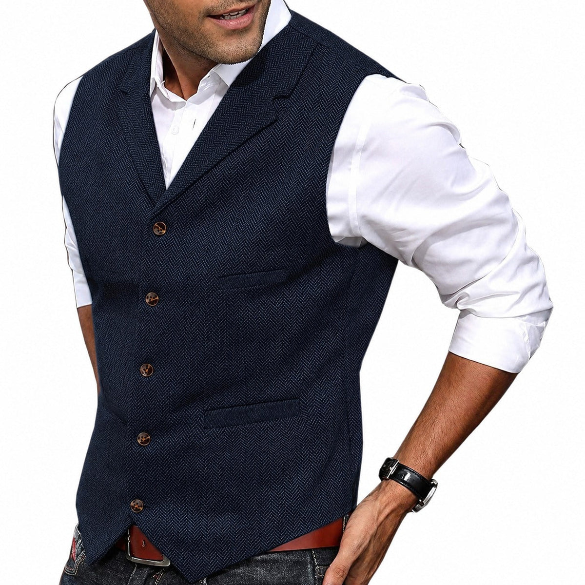 Jonas - Gilet classique, formel, traditionnel