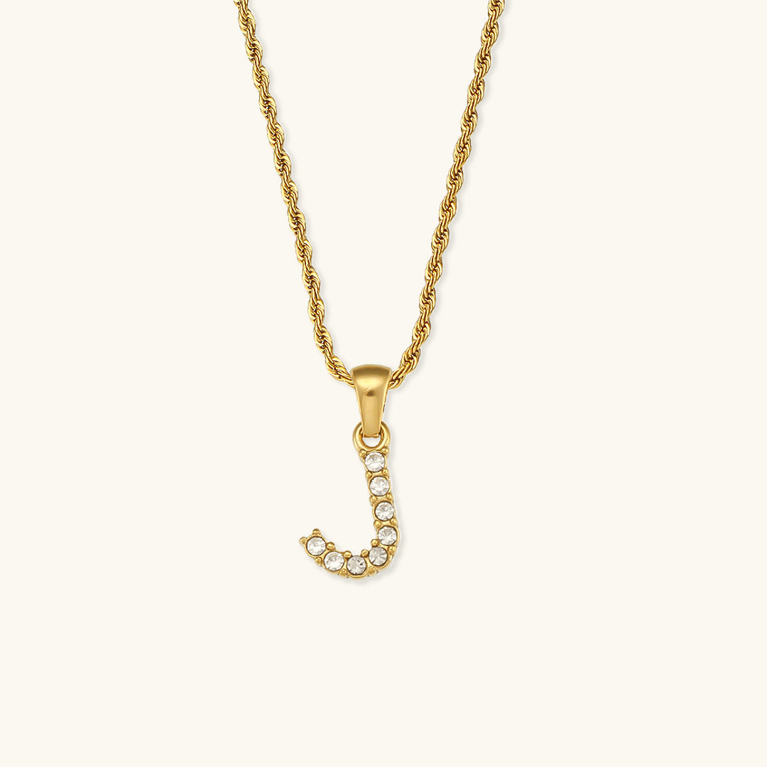 Maeve - Collier de diamants avec initiales