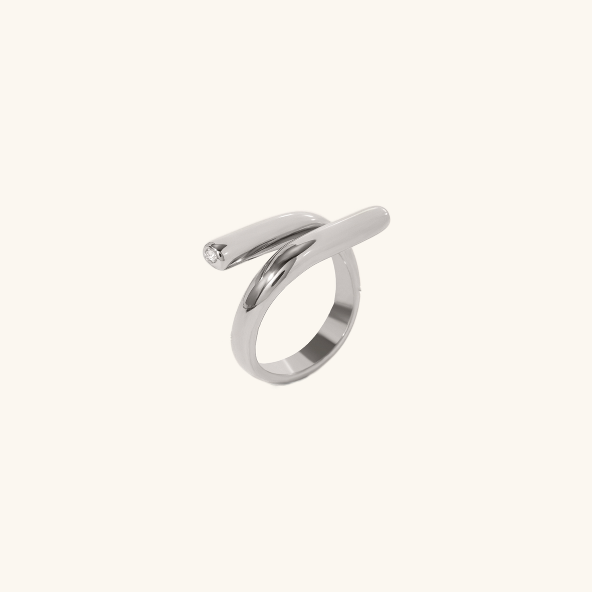 Praire - Bague en or parallèle