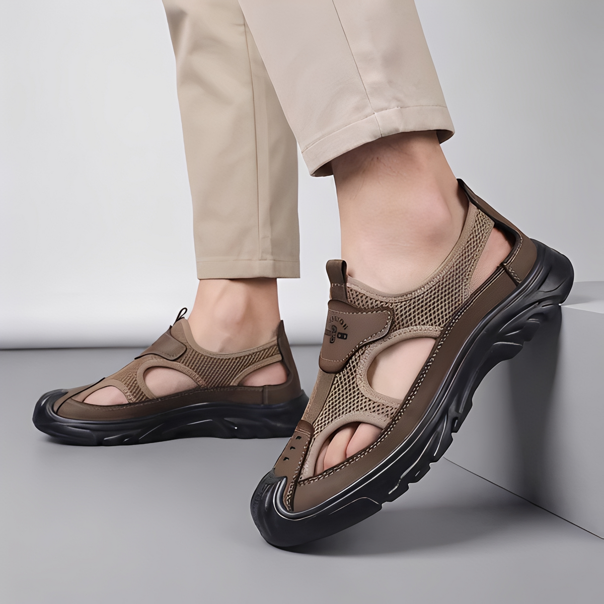 Aurello - Baskets confortables et aérées pour homme