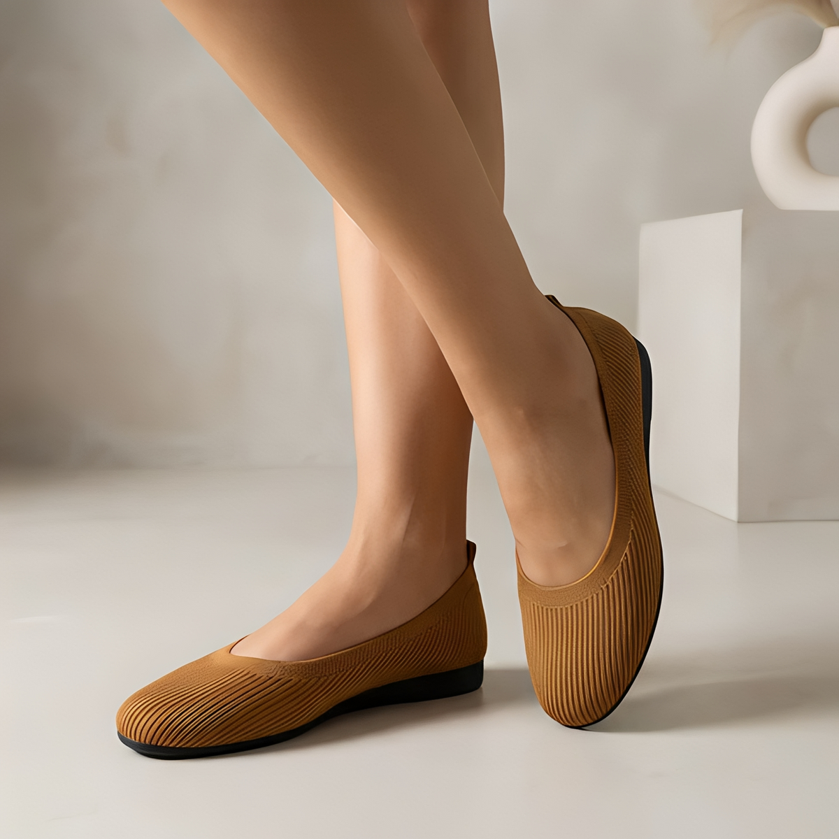 Jessy - Ballerines élégantes à bout rond pour femmes