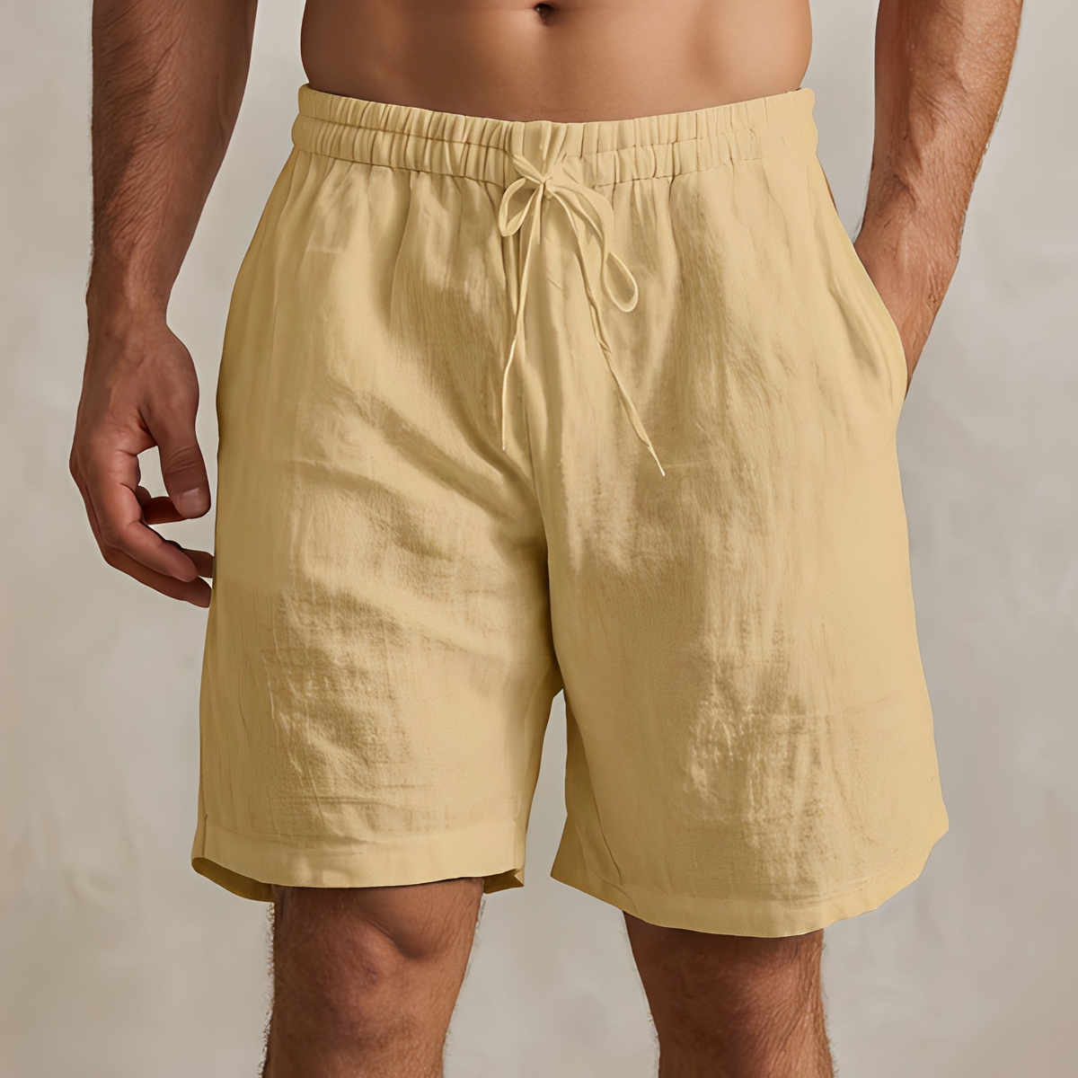 Loises - Short d'été contemporain avec cordon de serrage pour homme