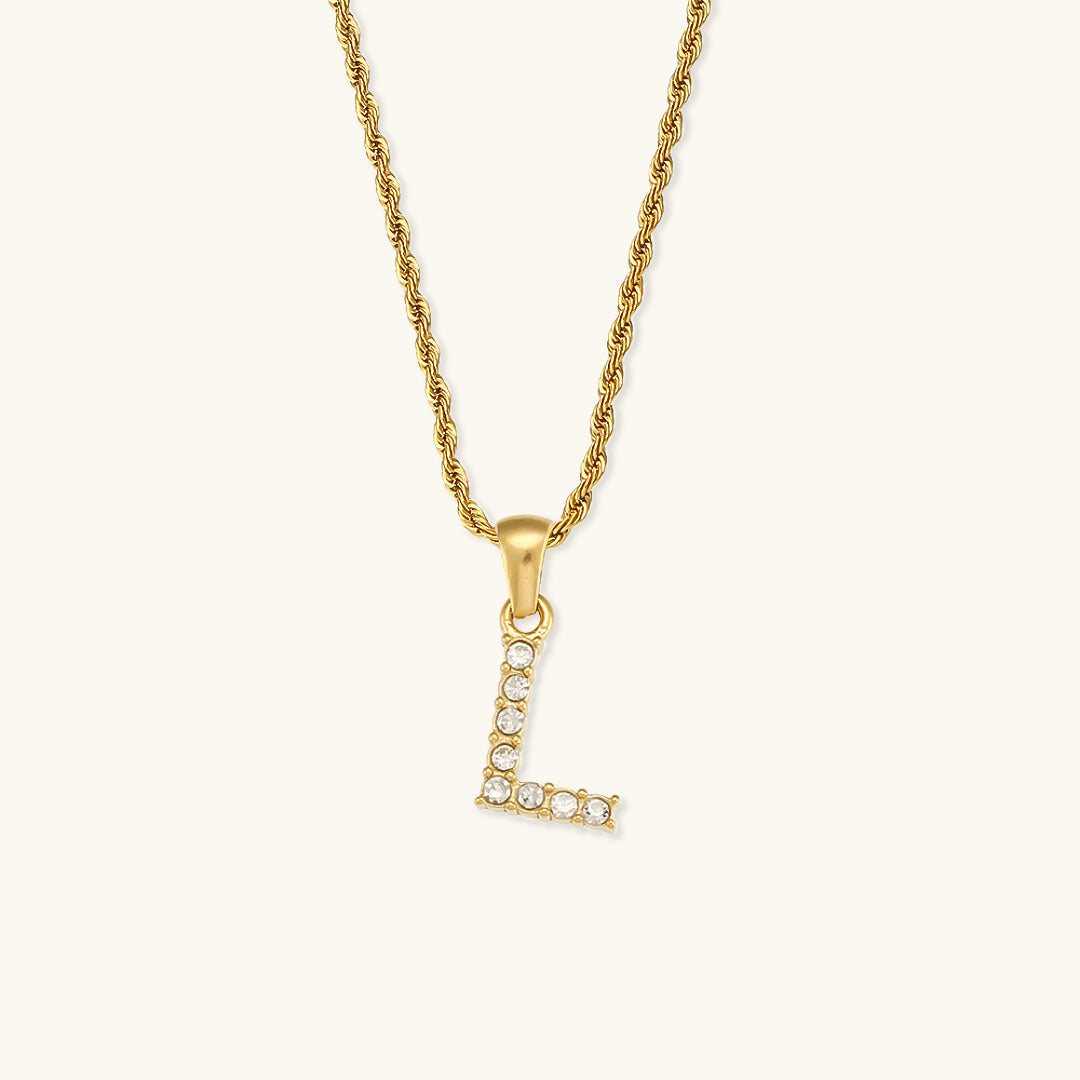 Maeve - Collier de diamants avec initiales