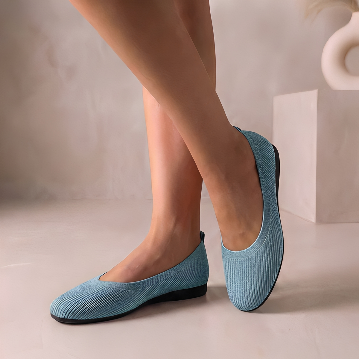 Jessy - Ballerines élégantes à bout rond pour femmes