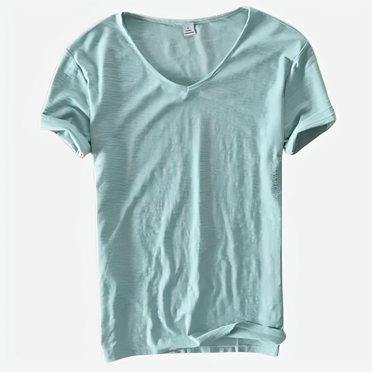 Jayson - T-shirt ample à col en V pour l'été homme