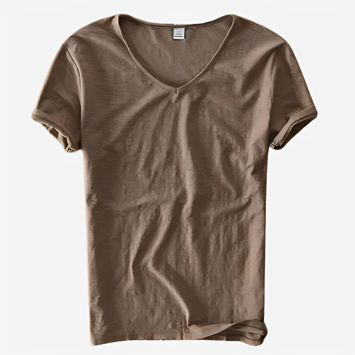Jayson - T-shirt ample à col en V pour l'été homme