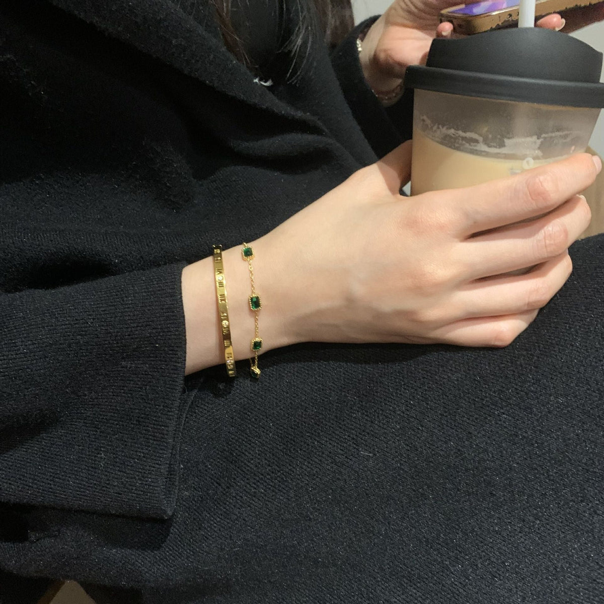 Erin - Bracelet vert