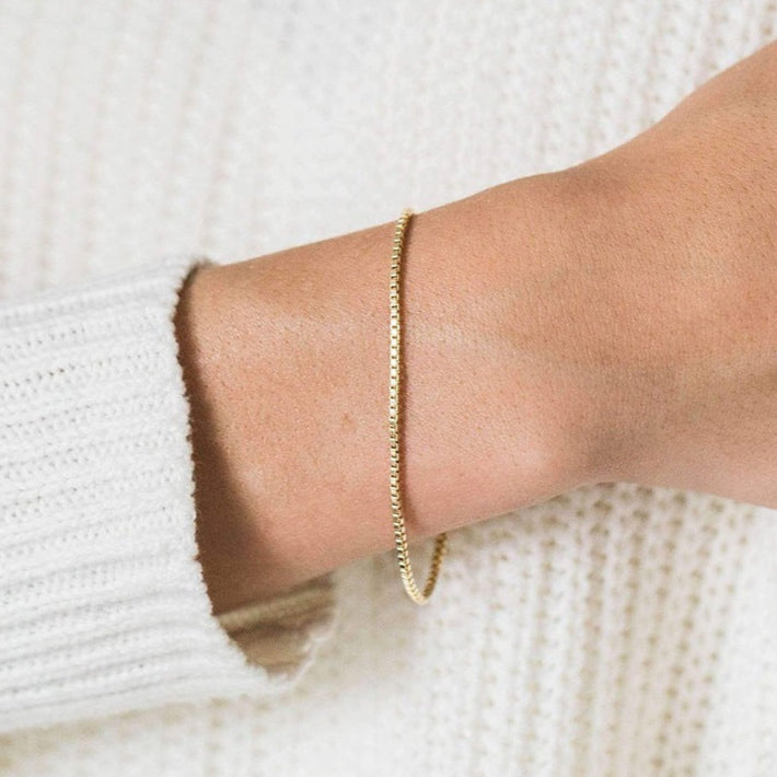 Victoria – Bracelet chaîne en or