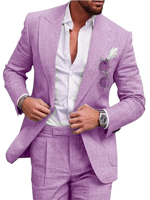 Marbod - Costume léger en lin pour hommes
