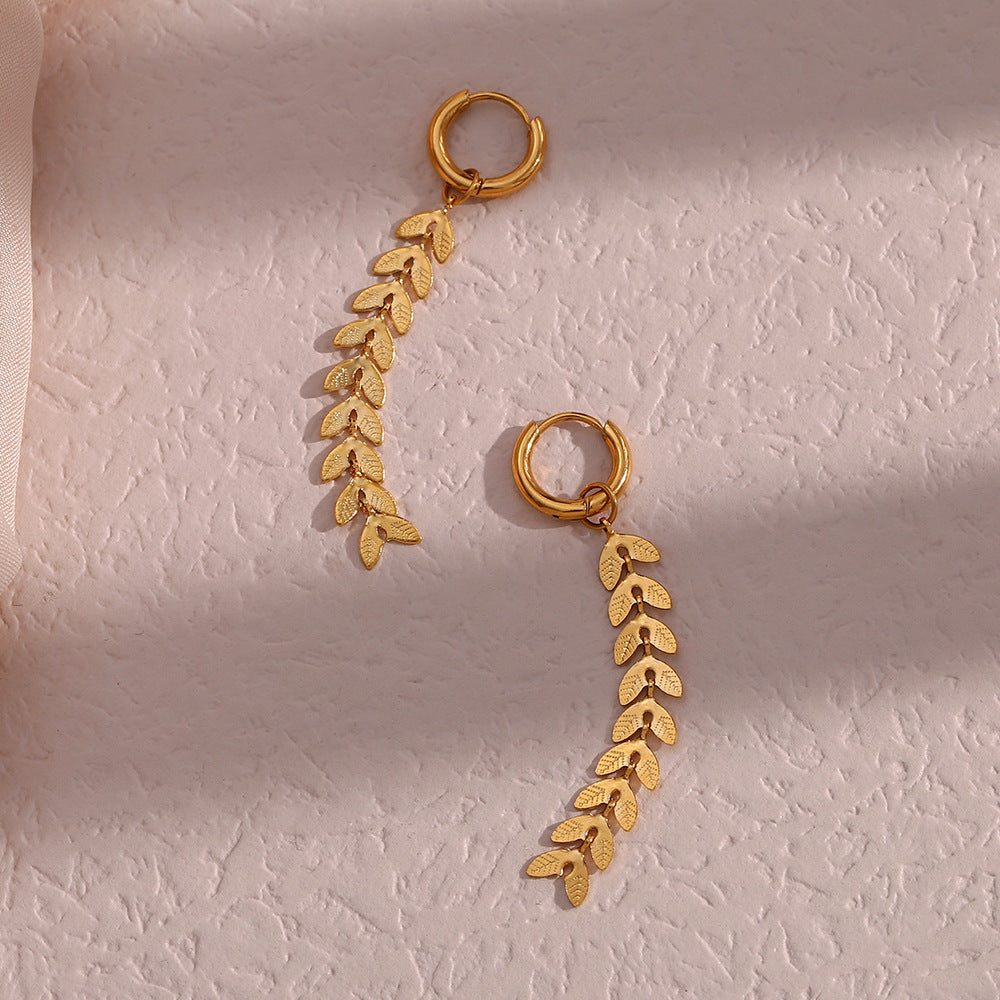 Foi - Boucles d'oreilles en forme de queue de poisson