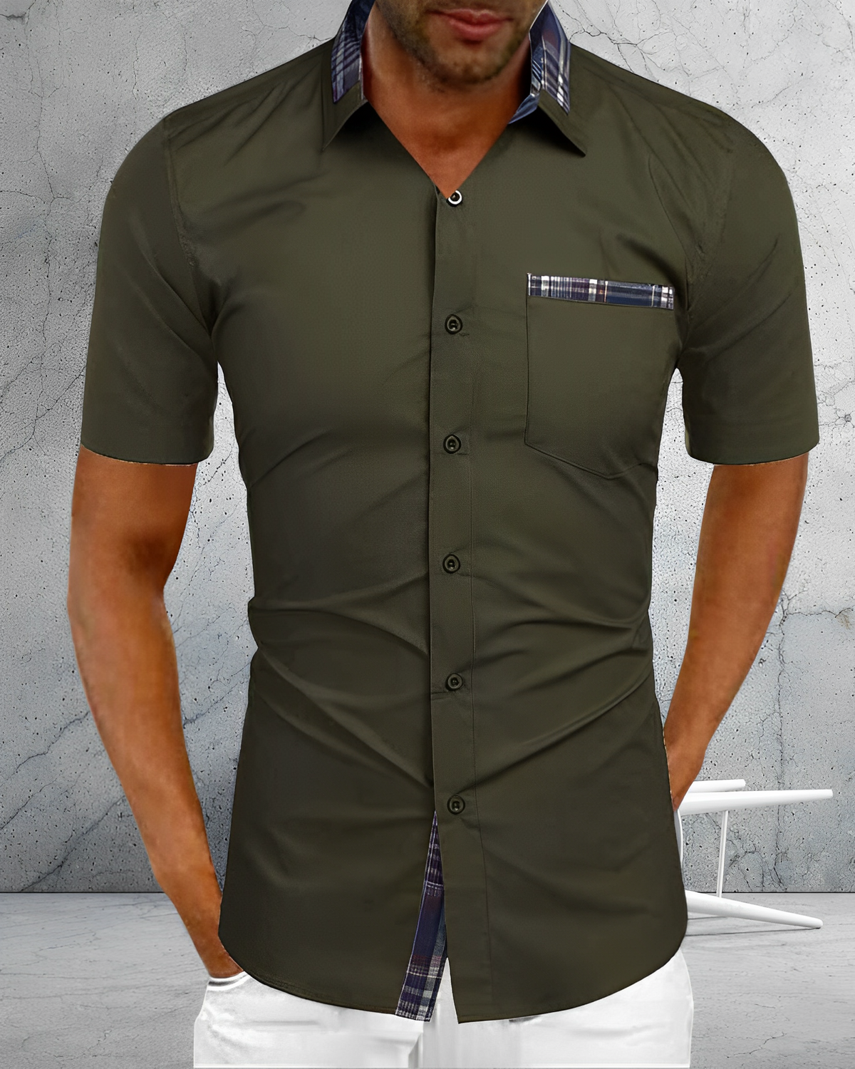 Theo – Chemise Manches Courtes Homme