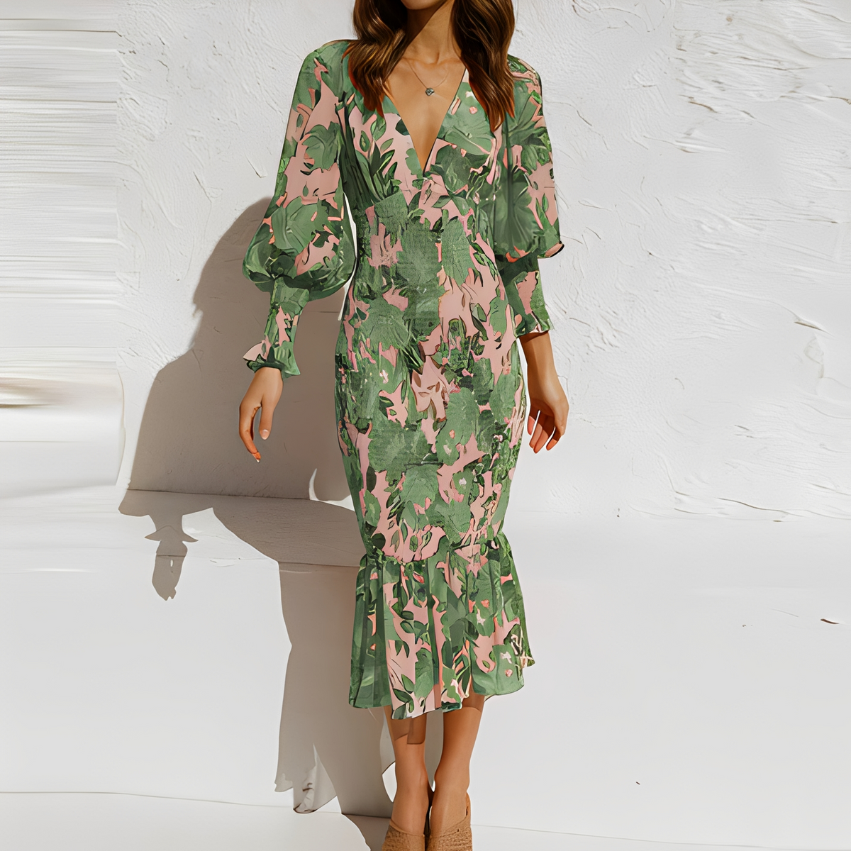 Ledelle - Robe d'été attirante pour femme