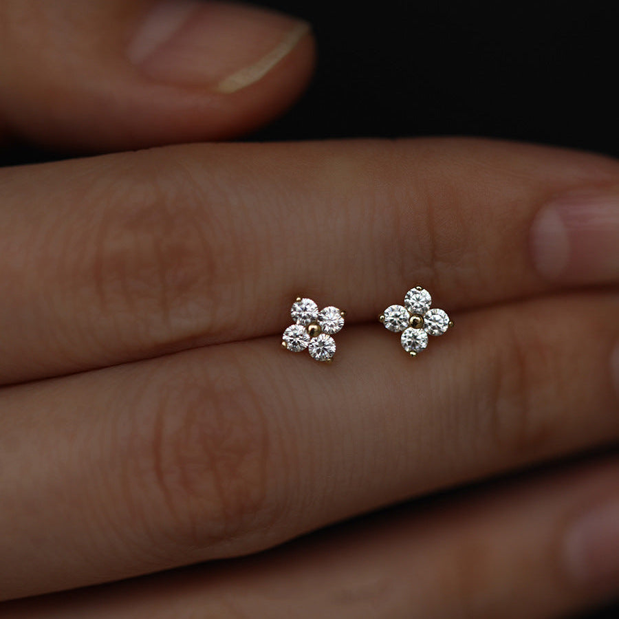 Mia – Boucles d'oreilles en cristal brillantes