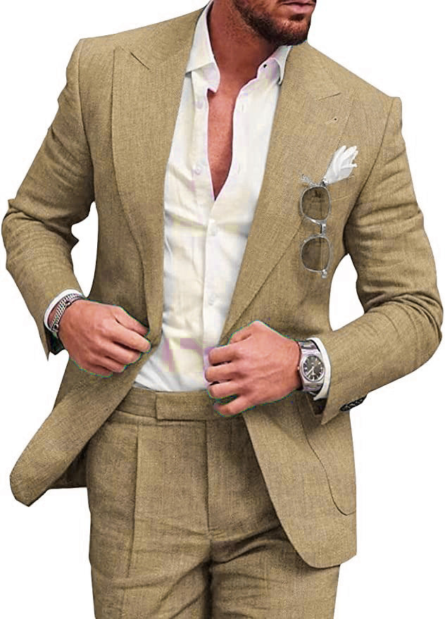 Marbod - Costume léger en lin pour hommes