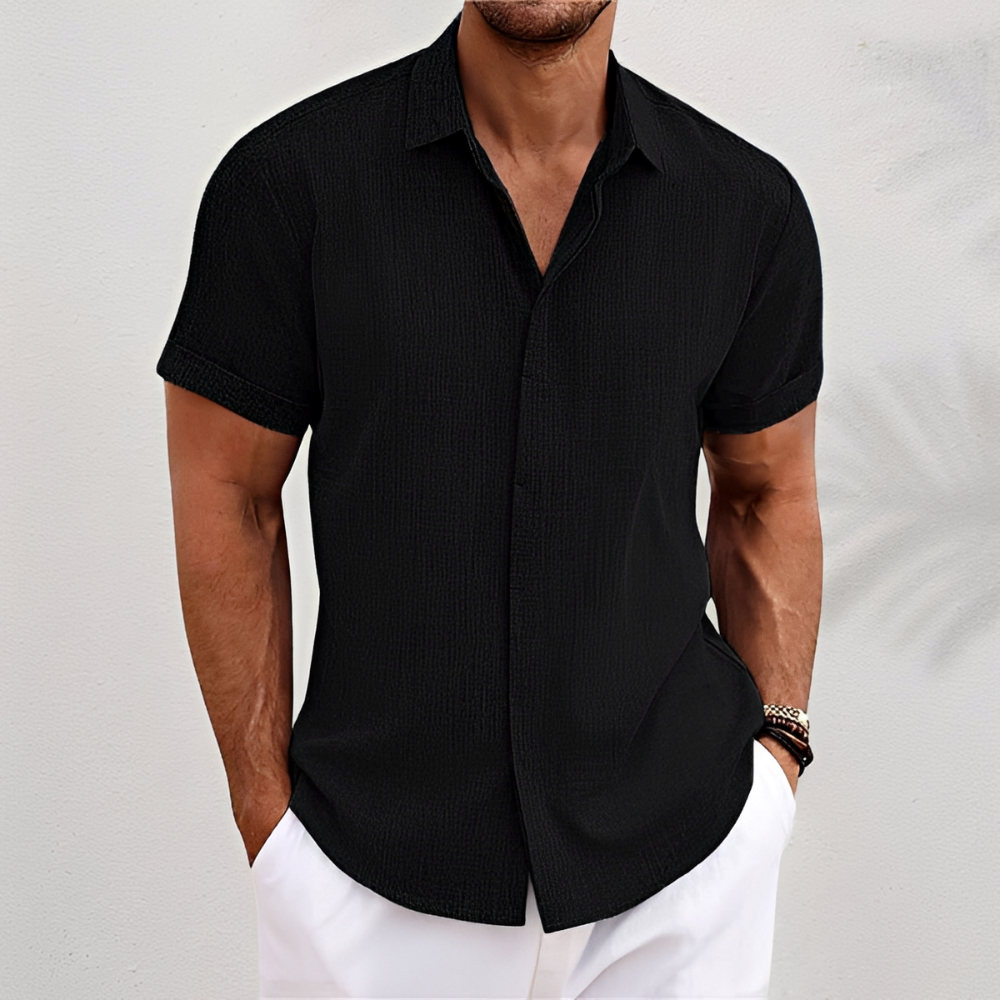 Oberon - Chemise Homme à Manches Courtes