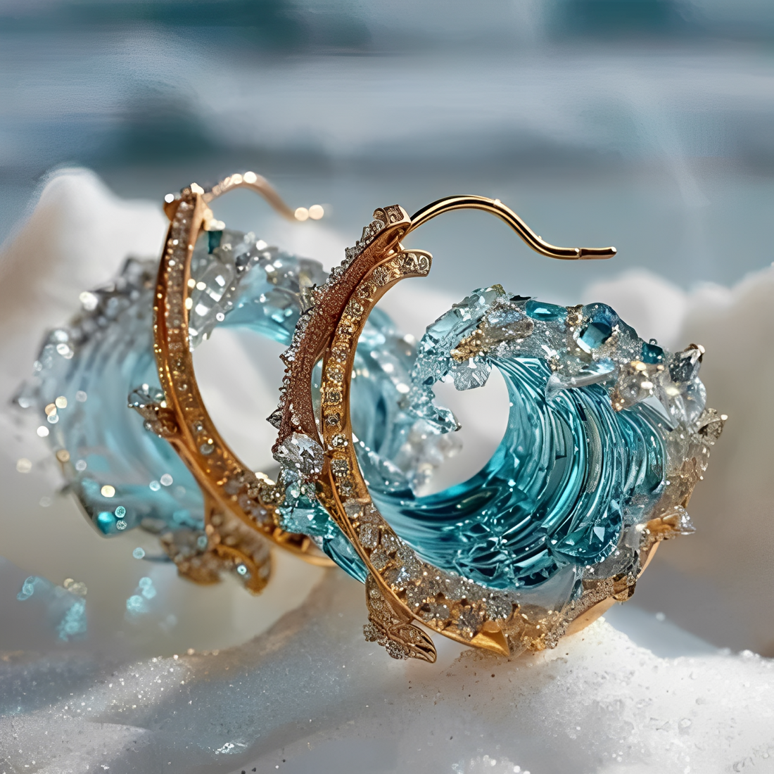 Carmina – Boucles d'oreilles Vote de l'Océan