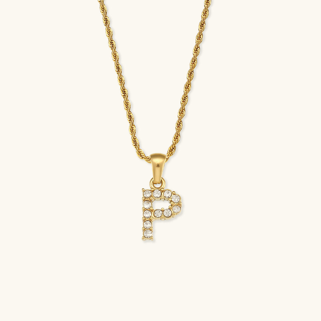 Maeve - Collier de diamants avec initiales