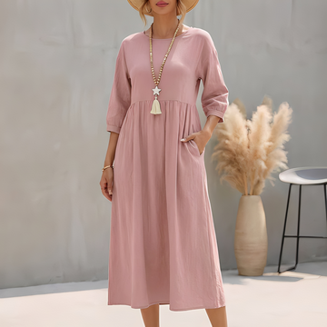 Agatine - Robe d'été élégante et décontractée pour femme