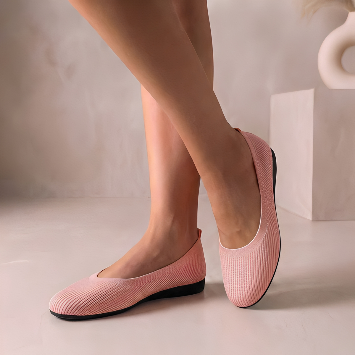 Jessy - Ballerines élégantes à bout rond pour femmes