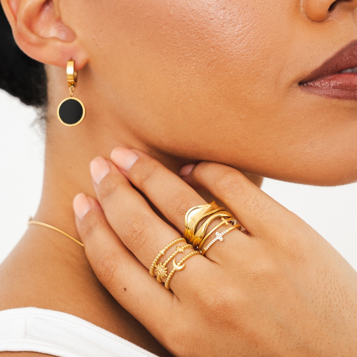 Charlie – Bague sculpturale ajustable