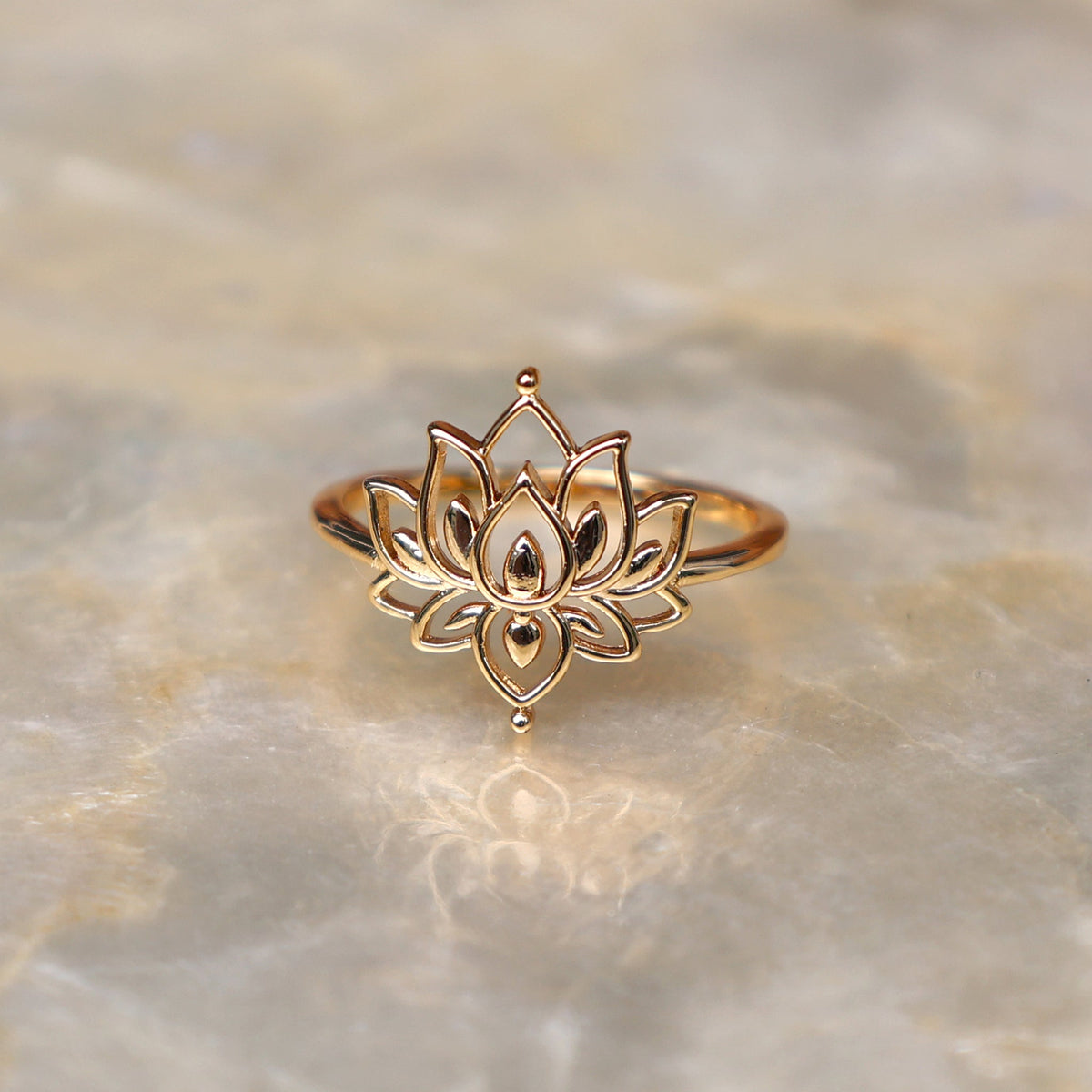 Fleur de Lotus - Bague délicate