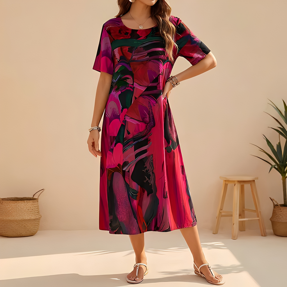 Aleah - Robe d'été chic et élégante pour femmes