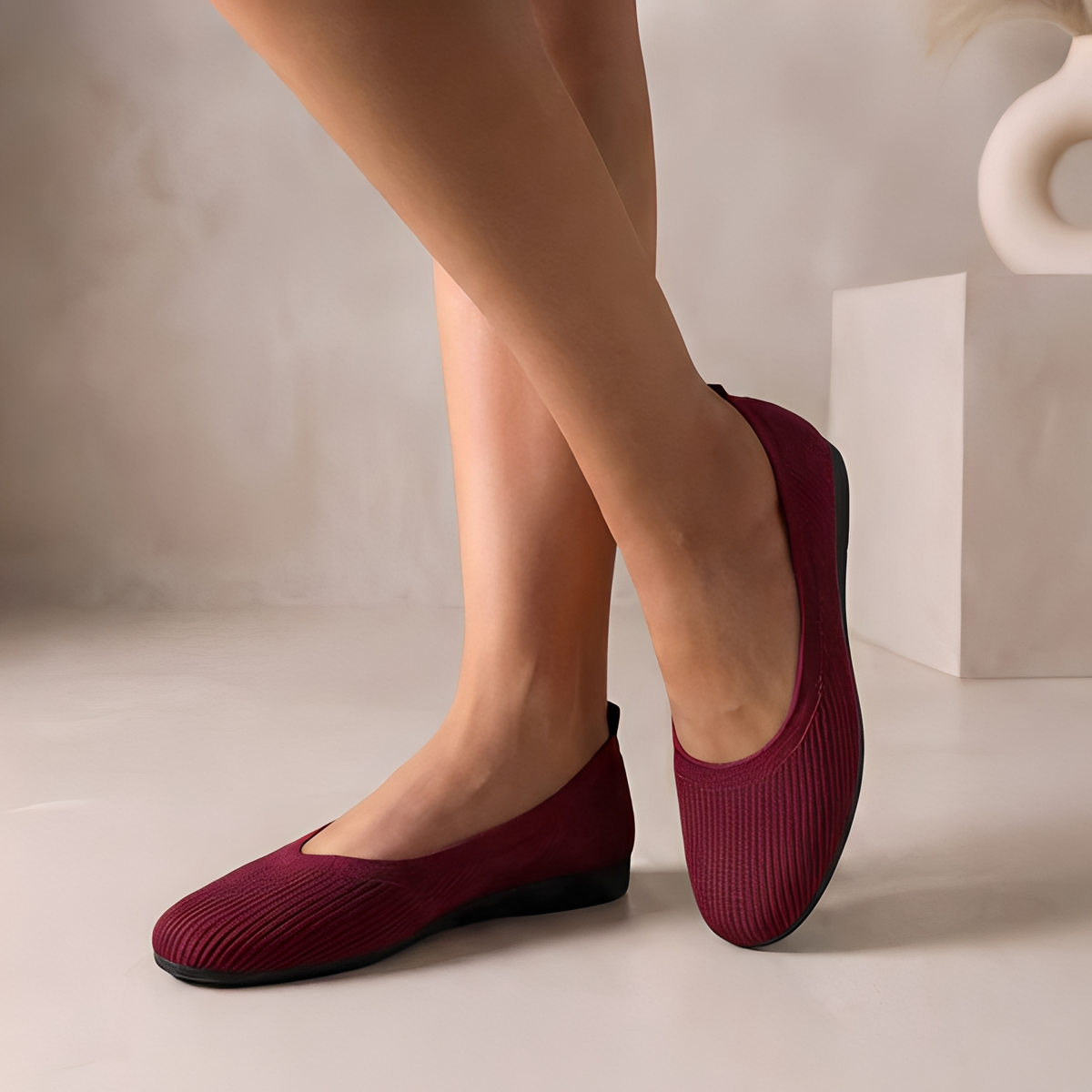 Jessy - Ballerines élégantes à bout rond pour femmes
