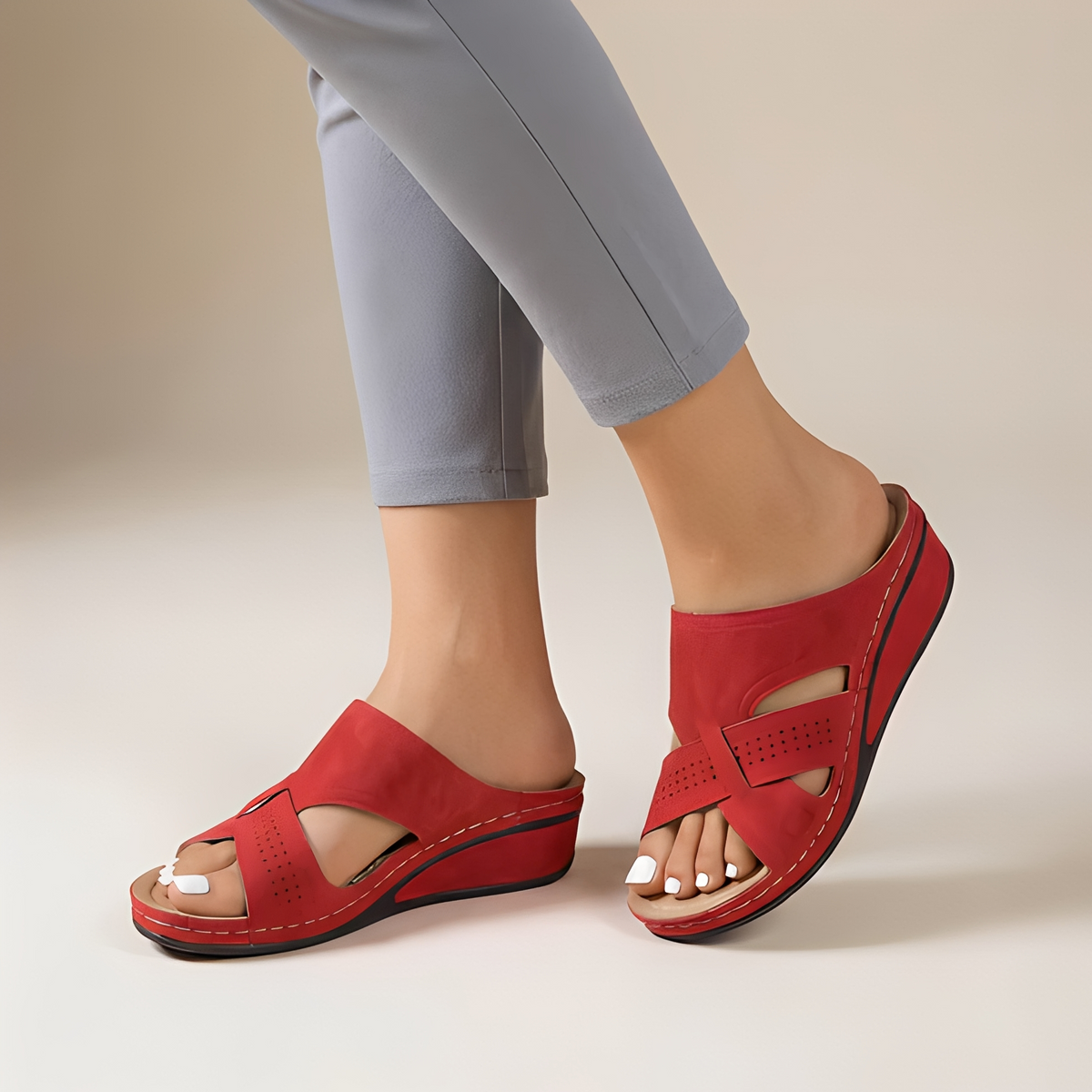 Oddette - Sandales à lanières et à bout ouvert pour femmes