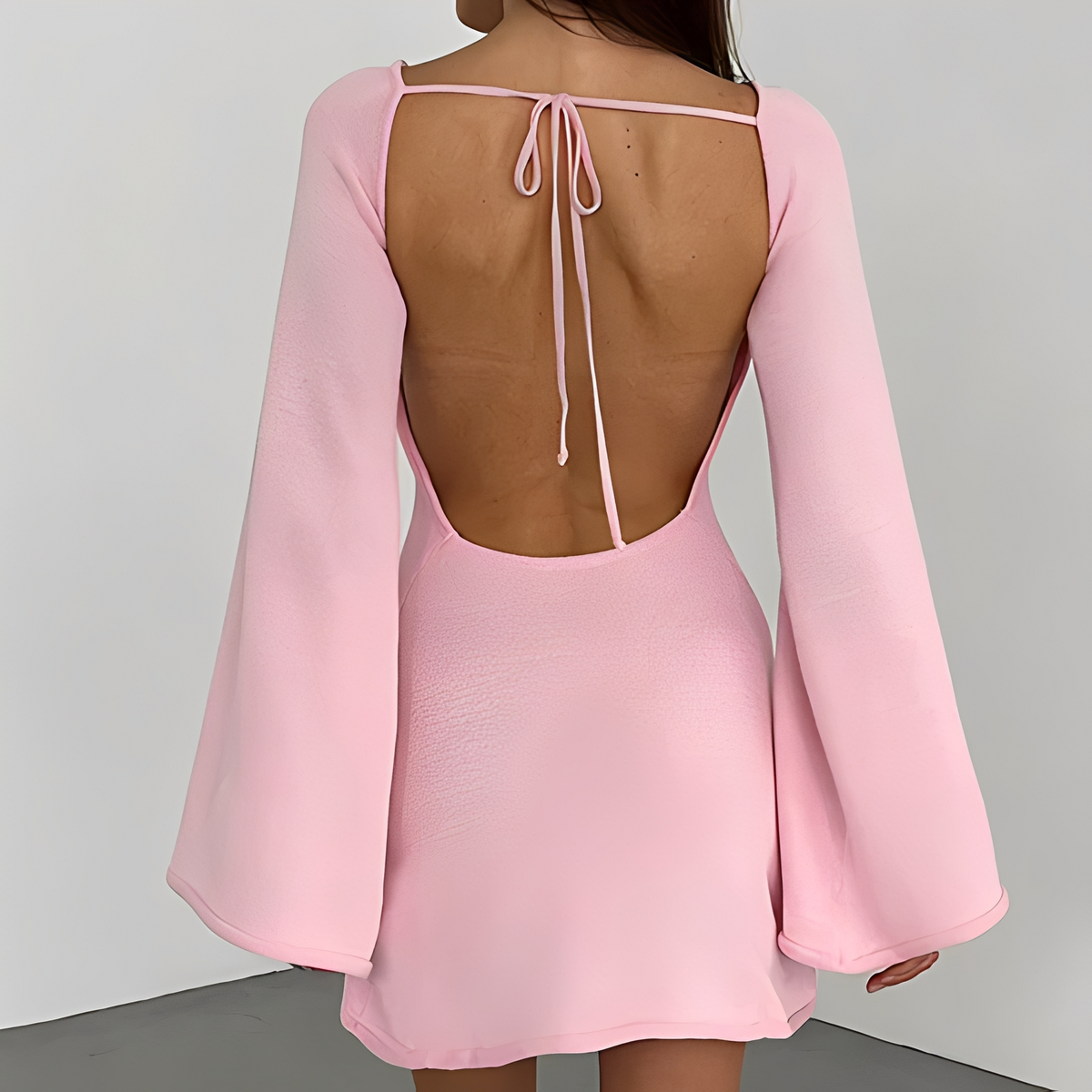 Aryana - Robe d'été raffinée à manches longues pour femme