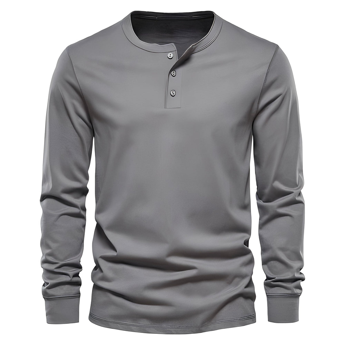 Erick - Chemise d'été traditionnelle à manches longues pour homme