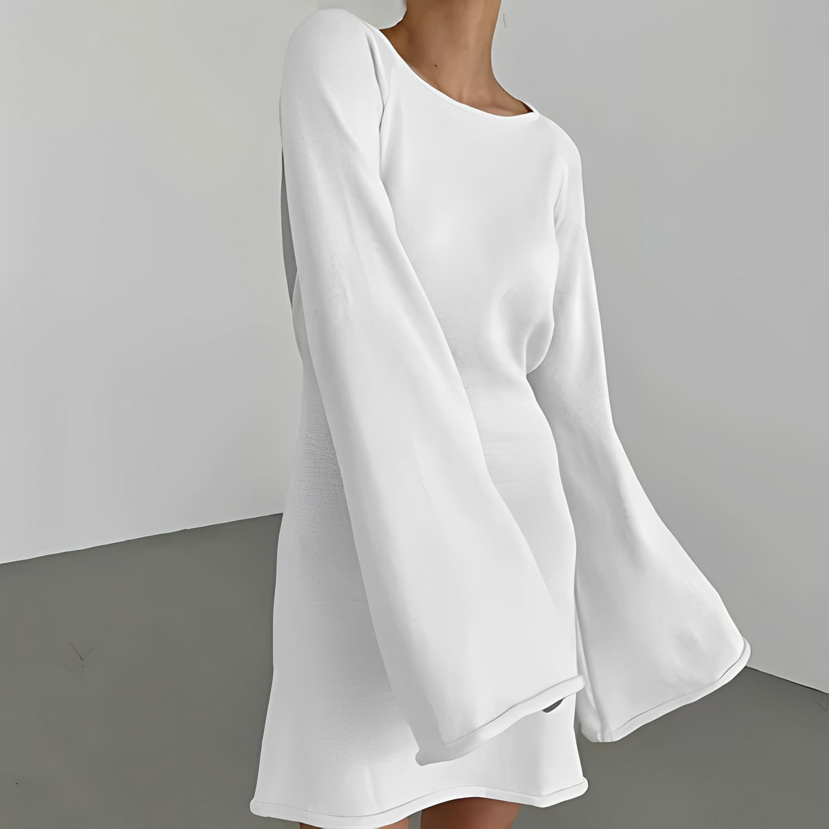 Aryana - Robe d'été raffinée à manches longues pour femme