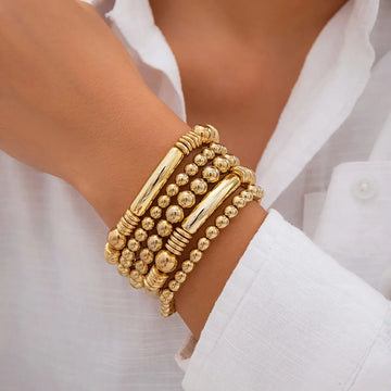 Mira – Ensemble de 5 bracelets en perles empilables