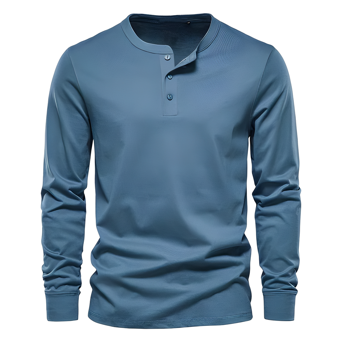 Erick - Chemise d'été traditionnelle à manches longues pour homme