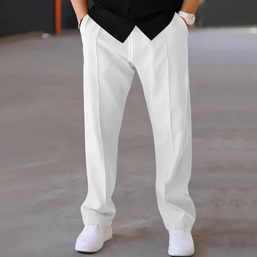 Fresniel - Pantalon droit large tendance pour homme