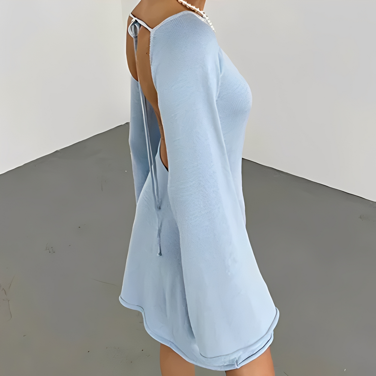 Aryana - Robe d'été raffinée à manches longues pour femme