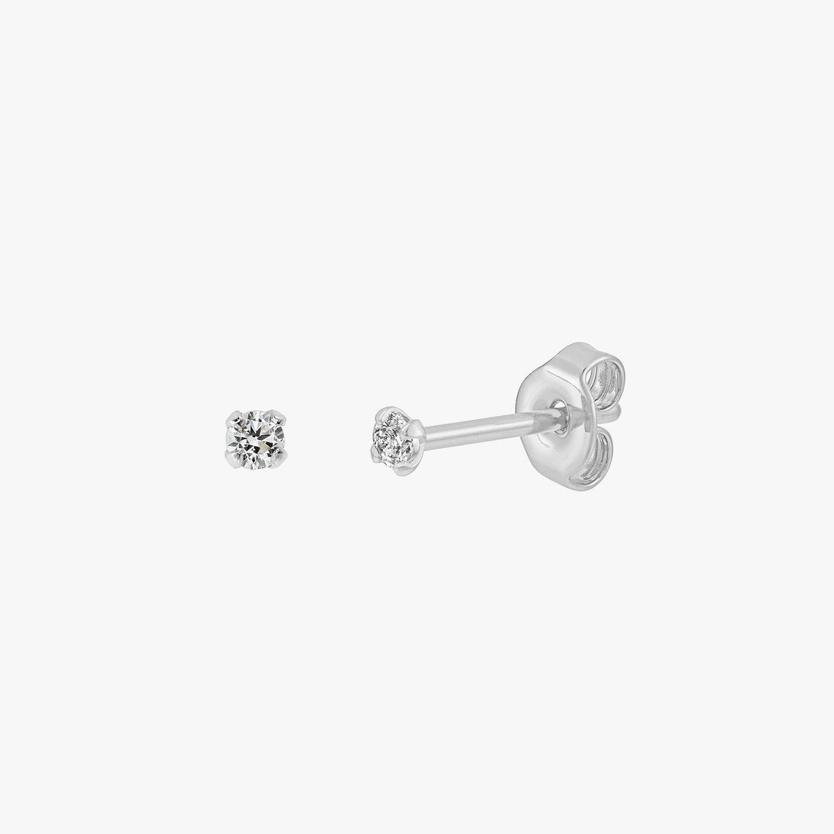Sloane - Mini boucles d'oreilles brillantes de 2mm