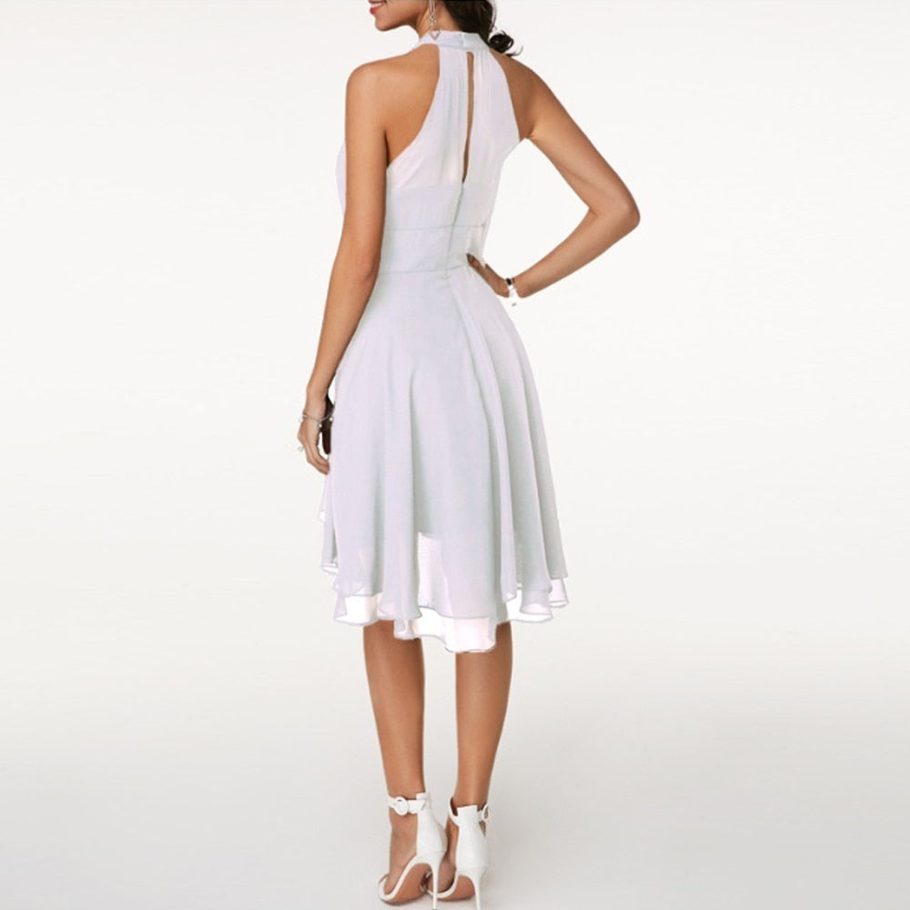 Loren - Robe chic avec volants