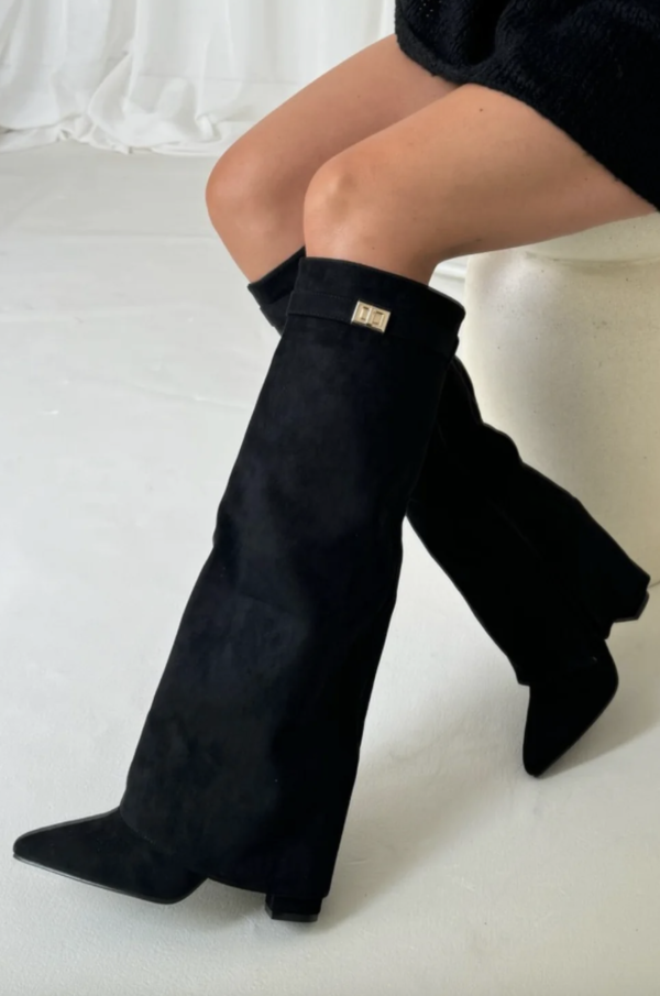 Johanna - Bottes élégantes en daim