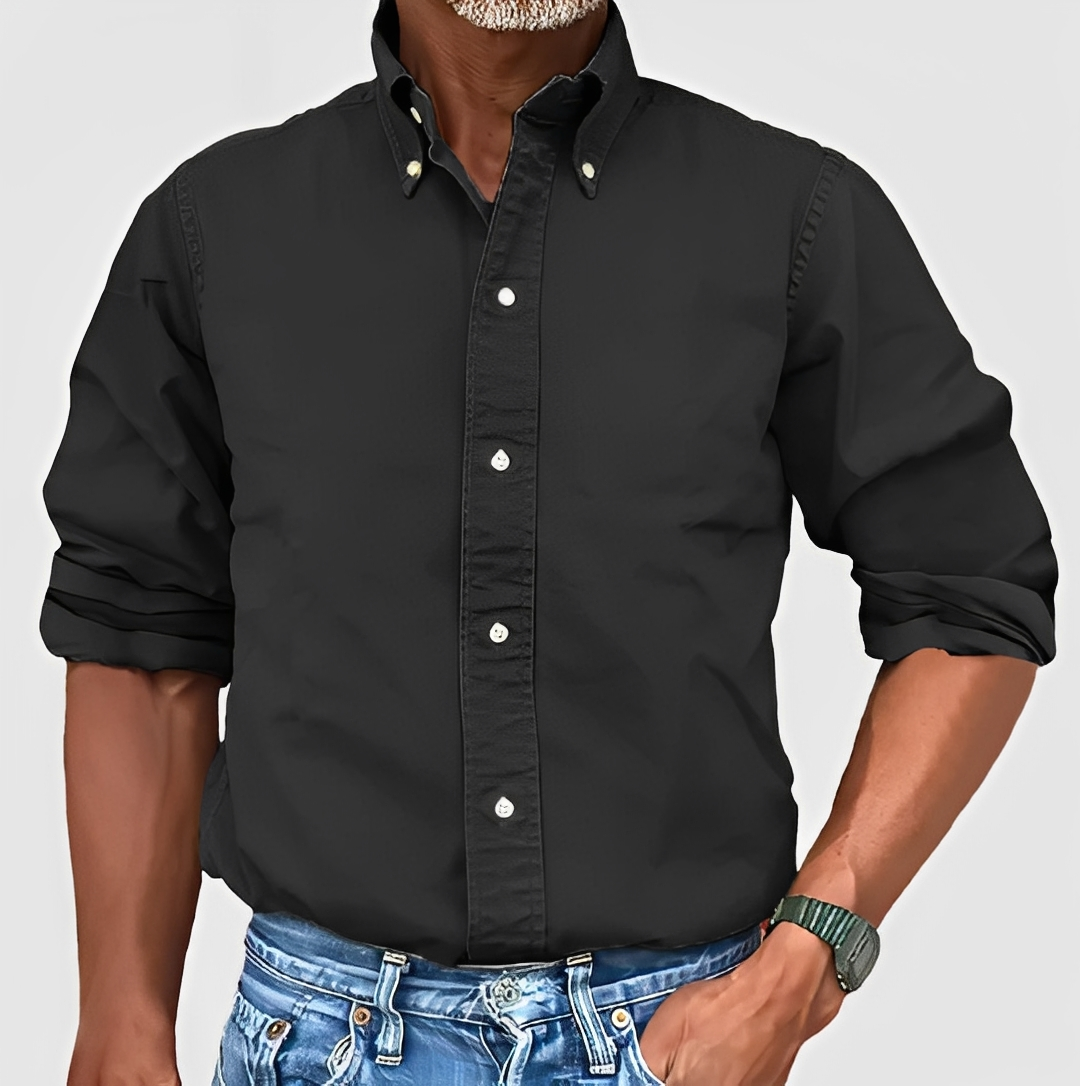 Erwan - Chemise classique à manches longues pour homme