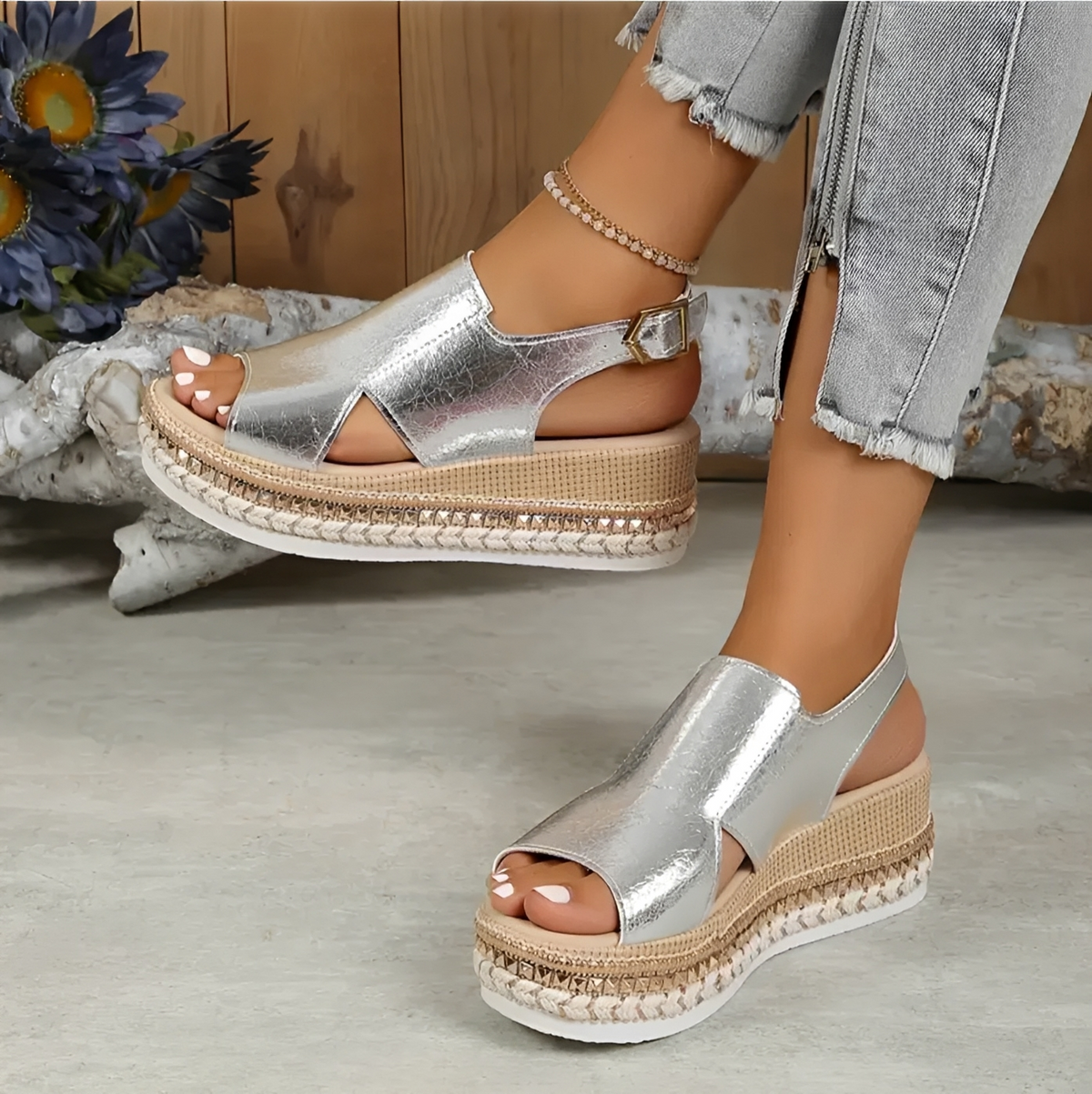 Yeshaine - Sandales à la mode pour femmes