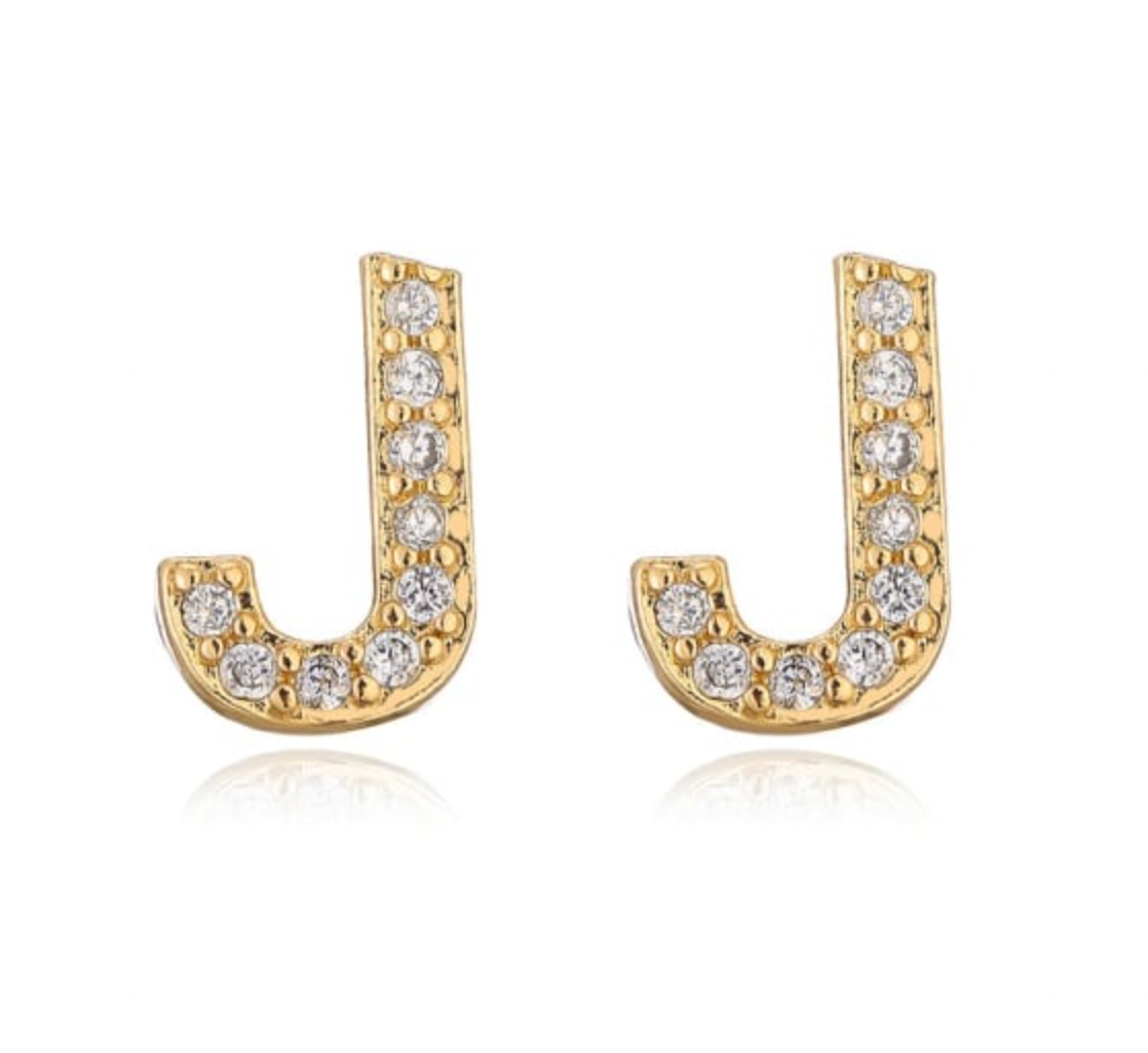 Taylor - Boucles d'oreilles lettres (initiales)